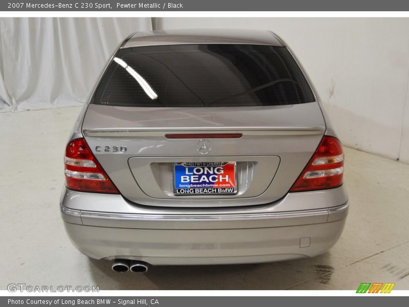 Pewter Metallic / Black 2007 Mercedes-Benz C 230 Sport