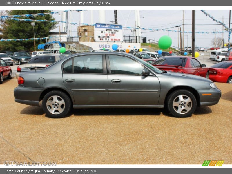 Medium Gray Metallic / Gray 2003 Chevrolet Malibu LS Sedan