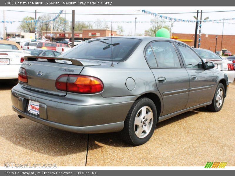 Medium Gray Metallic / Gray 2003 Chevrolet Malibu LS Sedan