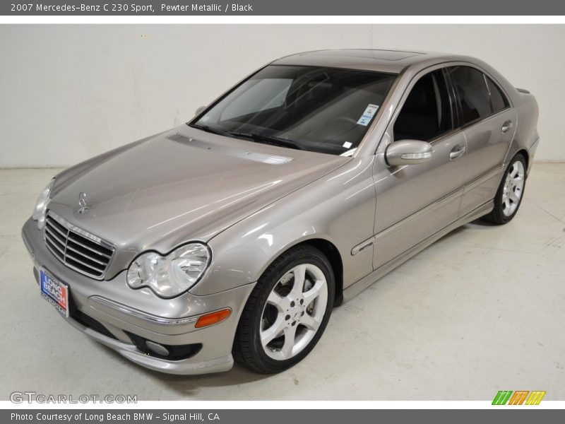 Pewter Metallic / Black 2007 Mercedes-Benz C 230 Sport