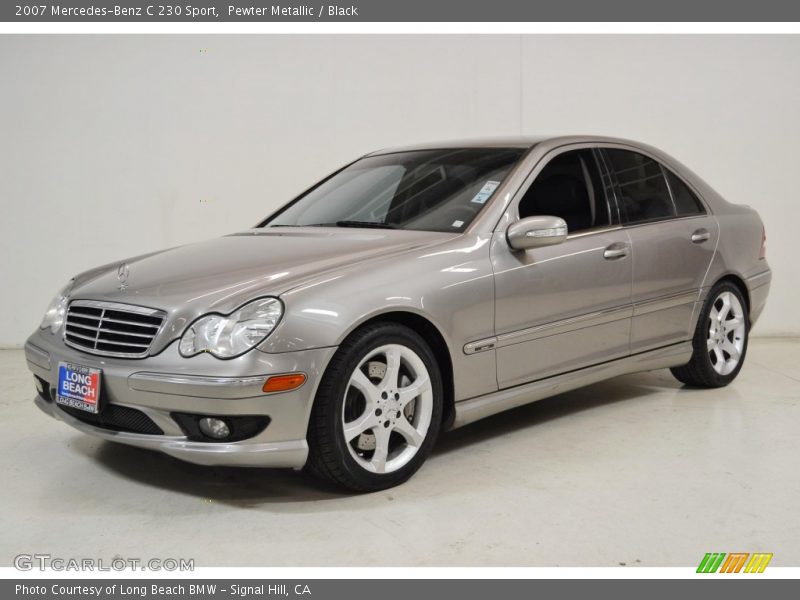 Pewter Metallic / Black 2007 Mercedes-Benz C 230 Sport