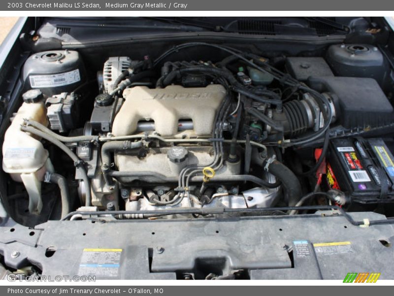 Medium Gray Metallic / Gray 2003 Chevrolet Malibu LS Sedan