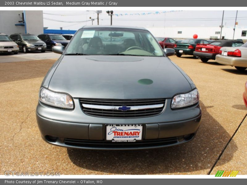 Medium Gray Metallic / Gray 2003 Chevrolet Malibu LS Sedan