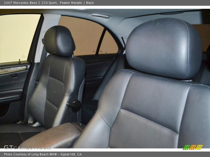 Pewter Metallic / Black 2007 Mercedes-Benz C 230 Sport