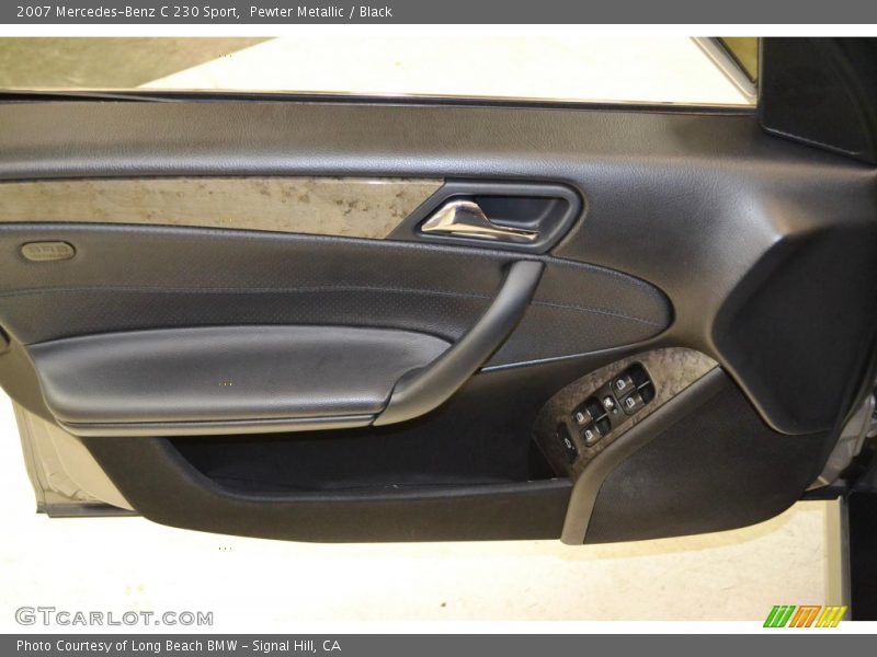 Pewter Metallic / Black 2007 Mercedes-Benz C 230 Sport