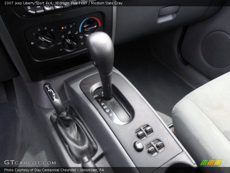 Midnight Blue Pearl / Medium Slate Gray 2007 Jeep Liberty Sport 4x4