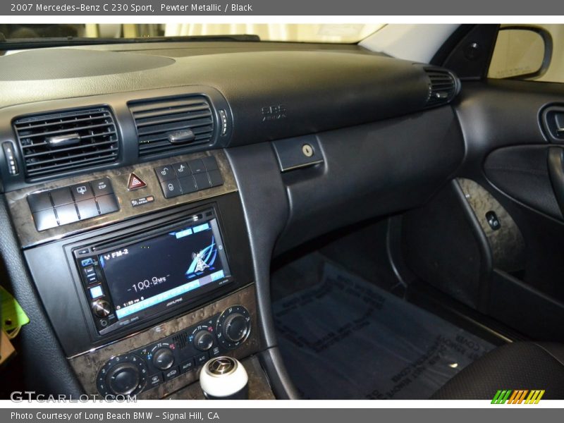 Pewter Metallic / Black 2007 Mercedes-Benz C 230 Sport