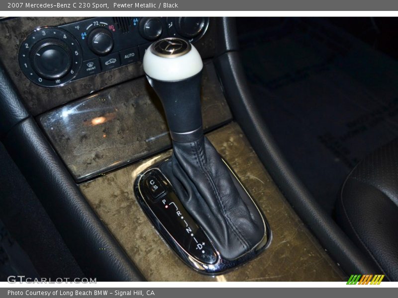 Pewter Metallic / Black 2007 Mercedes-Benz C 230 Sport