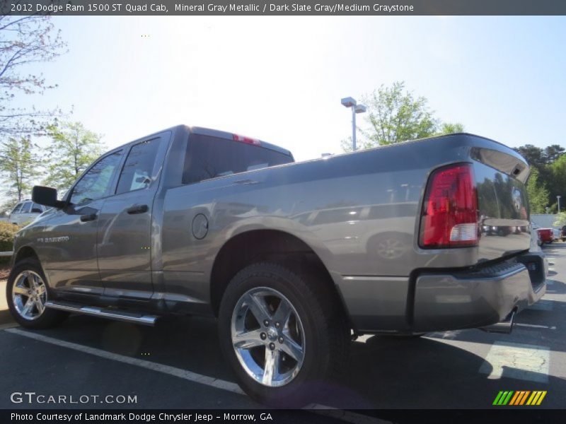 Mineral Gray Metallic / Dark Slate Gray/Medium Graystone 2012 Dodge Ram 1500 ST Quad Cab