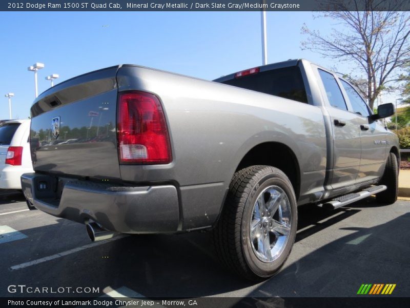 Mineral Gray Metallic / Dark Slate Gray/Medium Graystone 2012 Dodge Ram 1500 ST Quad Cab