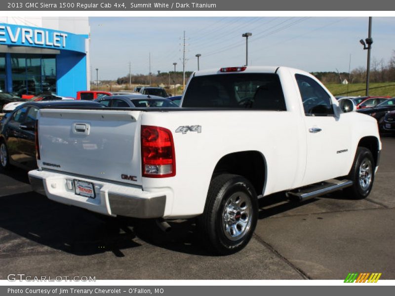 Summit White / Dark Titanium 2013 GMC Sierra 1500 Regular Cab 4x4