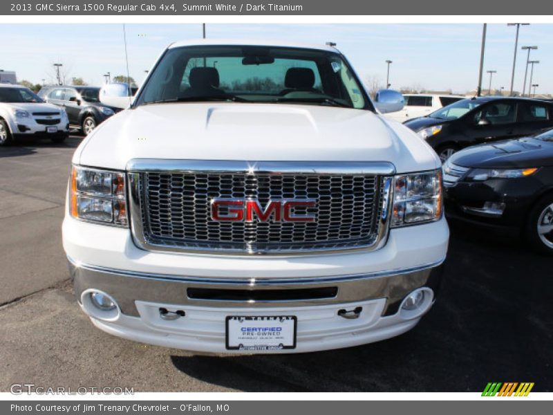 Summit White / Dark Titanium 2013 GMC Sierra 1500 Regular Cab 4x4