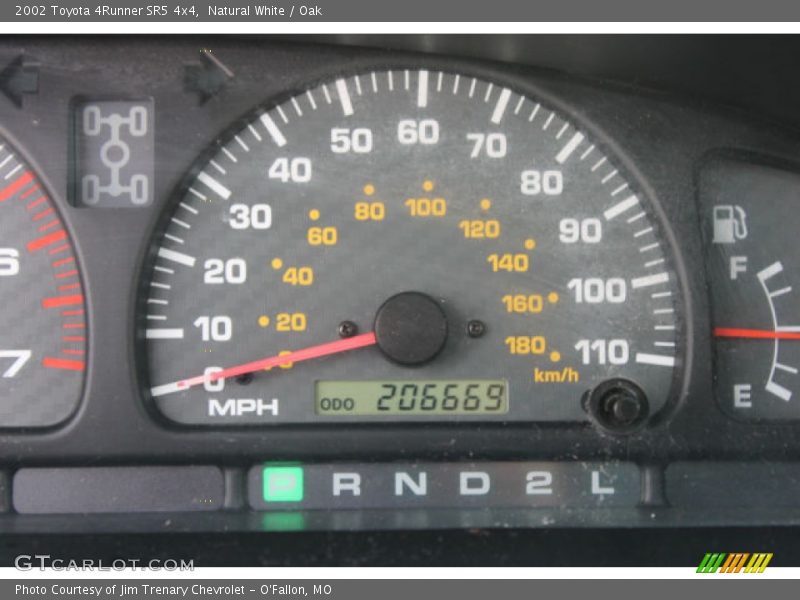Natural White / Oak 2002 Toyota 4Runner SR5 4x4