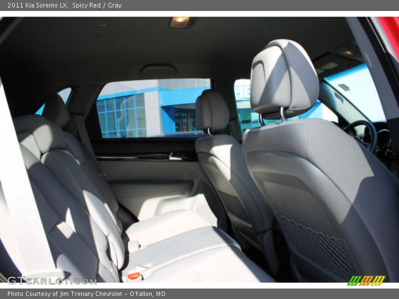 Spicy Red / Gray 2011 Kia Sorento LX