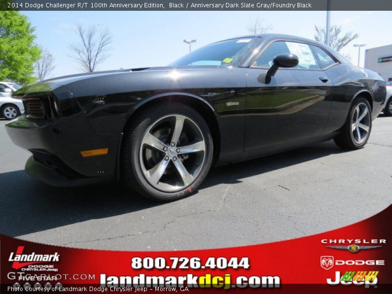Black / Anniversary Dark Slate Gray/Foundry Black 2014 Dodge Challenger R/T 100th Anniversary Edition