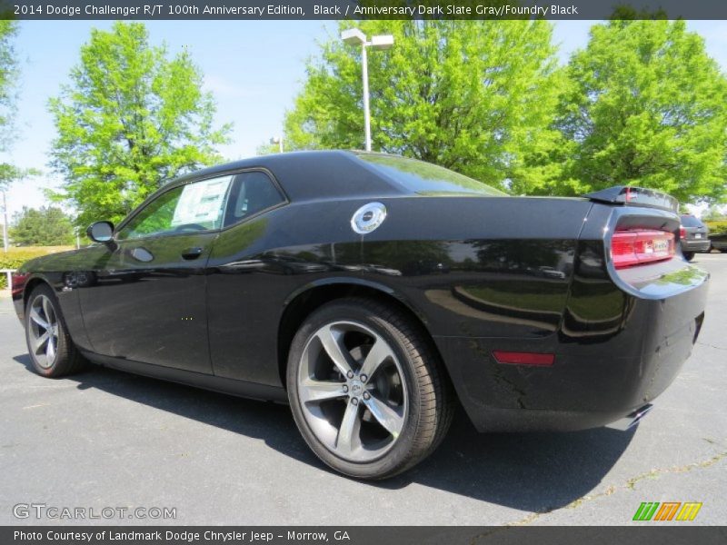Black / Anniversary Dark Slate Gray/Foundry Black 2014 Dodge Challenger R/T 100th Anniversary Edition