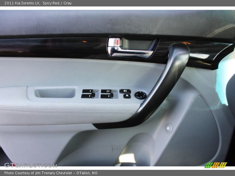 Spicy Red / Gray 2011 Kia Sorento LX