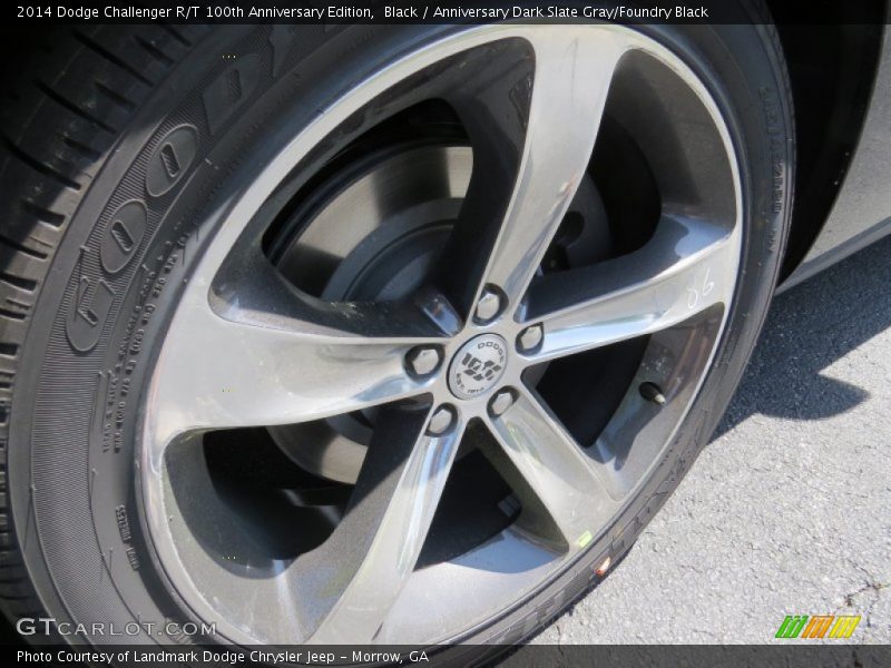 Black / Anniversary Dark Slate Gray/Foundry Black 2014 Dodge Challenger R/T 100th Anniversary Edition