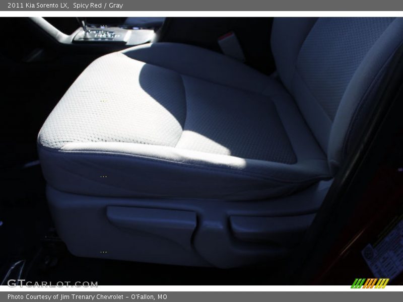 Spicy Red / Gray 2011 Kia Sorento LX