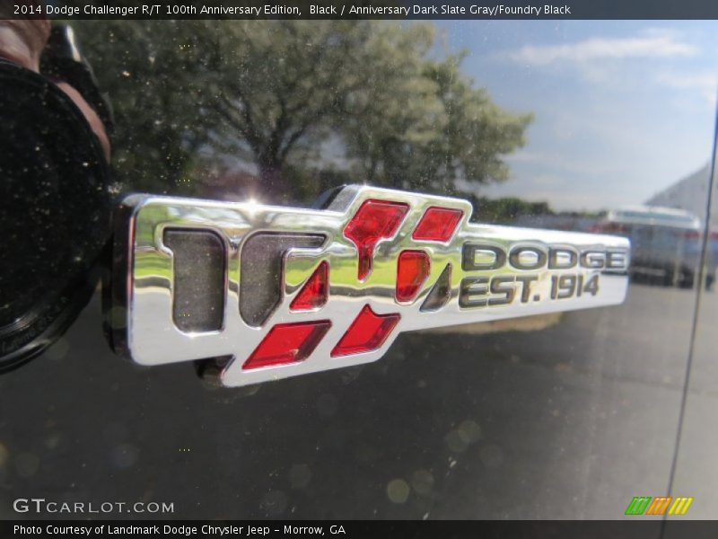 Black / Anniversary Dark Slate Gray/Foundry Black 2014 Dodge Challenger R/T 100th Anniversary Edition