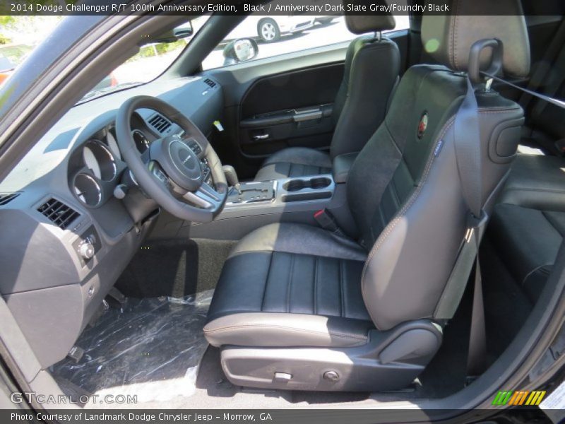 Black / Anniversary Dark Slate Gray/Foundry Black 2014 Dodge Challenger R/T 100th Anniversary Edition