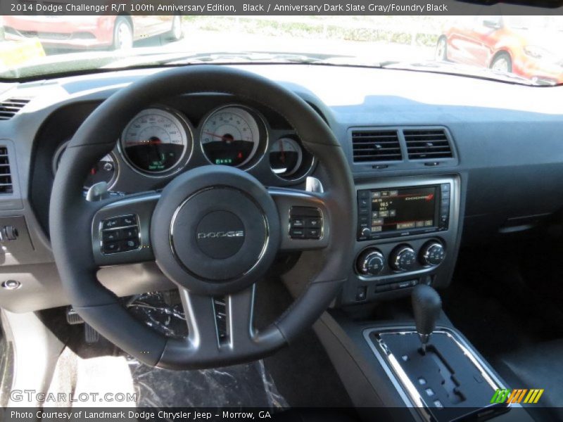Black / Anniversary Dark Slate Gray/Foundry Black 2014 Dodge Challenger R/T 100th Anniversary Edition