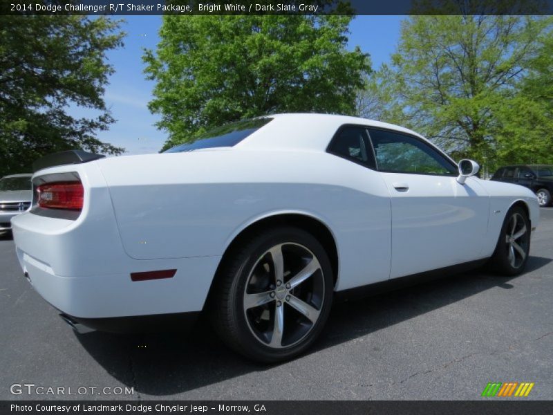 Bright White / Dark Slate Gray 2014 Dodge Challenger R/T Shaker Package