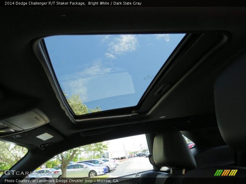 Bright White / Dark Slate Gray 2014 Dodge Challenger R/T Shaker Package