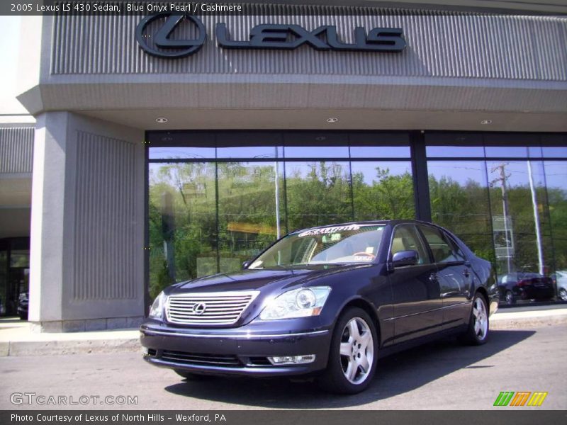 Blue Onyx Pearl / Cashmere 2005 Lexus LS 430 Sedan