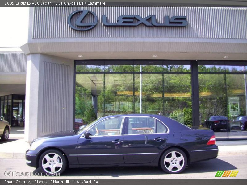 Blue Onyx Pearl / Cashmere 2005 Lexus LS 430 Sedan