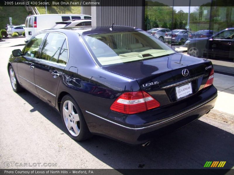 Blue Onyx Pearl / Cashmere 2005 Lexus LS 430 Sedan