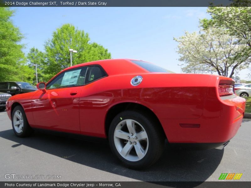 TorRed / Dark Slate Gray 2014 Dodge Challenger SXT