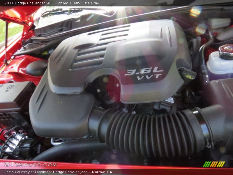 TorRed / Dark Slate Gray 2014 Dodge Challenger SXT