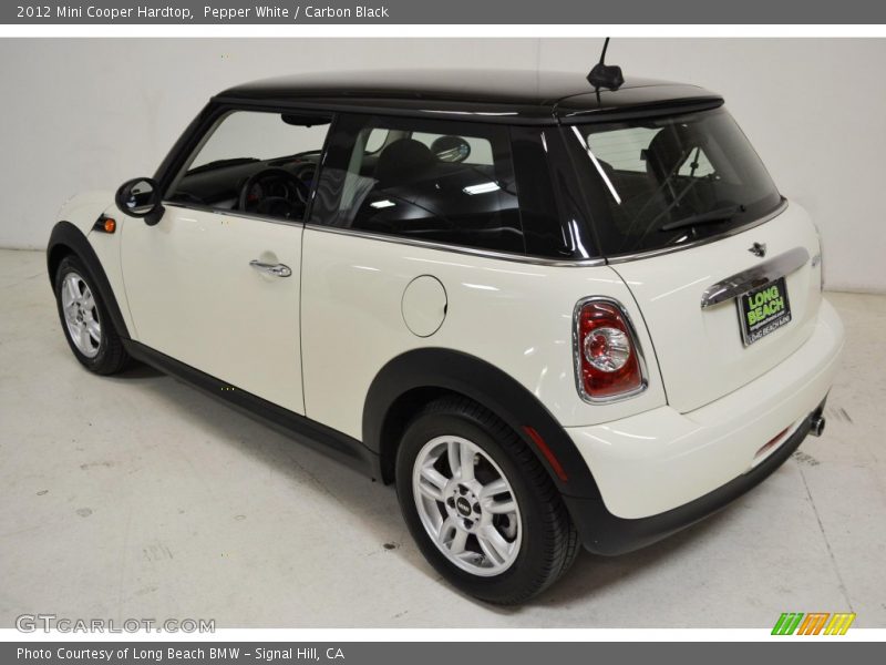 Pepper White / Carbon Black 2012 Mini Cooper Hardtop