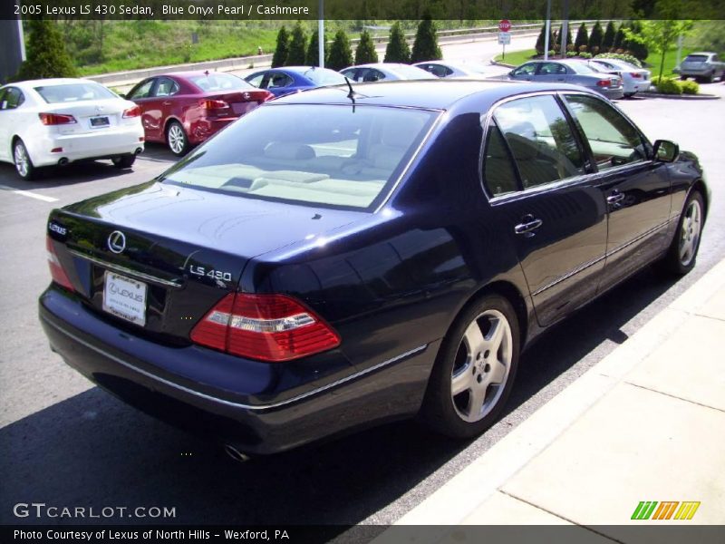 Blue Onyx Pearl / Cashmere 2005 Lexus LS 430 Sedan