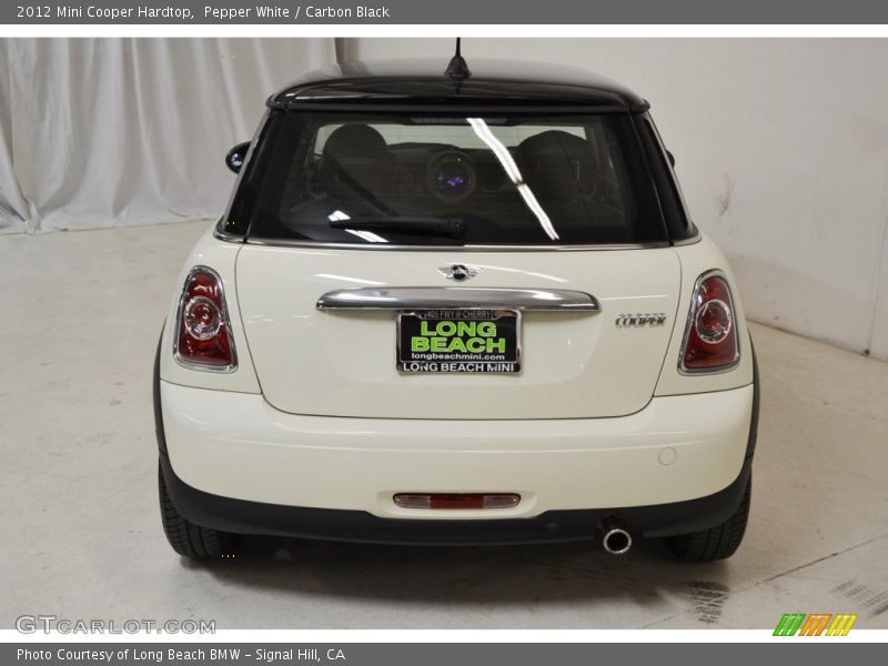 Pepper White / Carbon Black 2012 Mini Cooper Hardtop