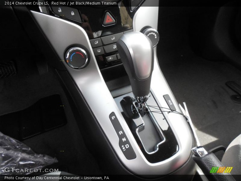 Red Hot / Jet Black/Medium Titanium 2014 Chevrolet Cruze LS