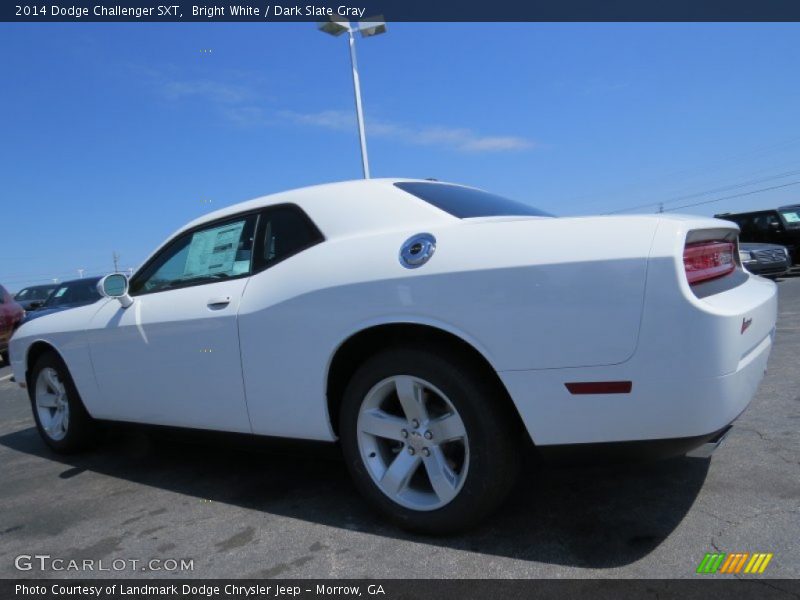 Bright White / Dark Slate Gray 2014 Dodge Challenger SXT