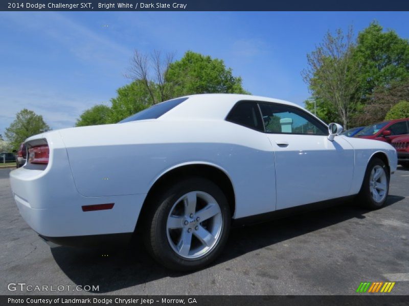 Bright White / Dark Slate Gray 2014 Dodge Challenger SXT