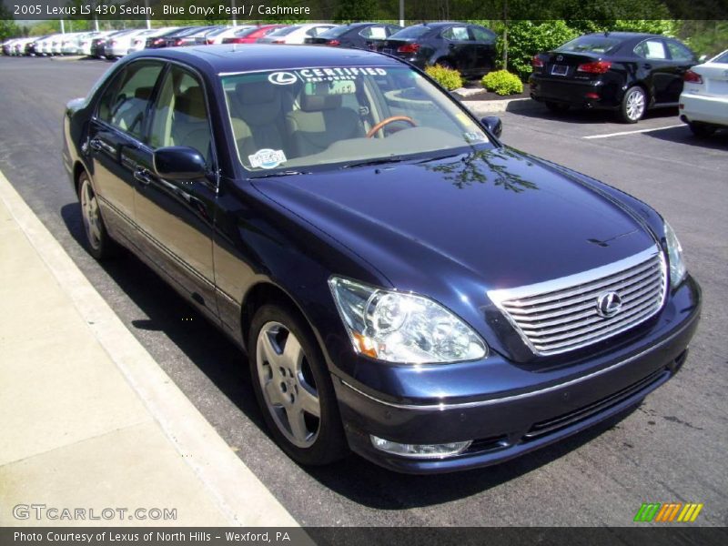Blue Onyx Pearl / Cashmere 2005 Lexus LS 430 Sedan