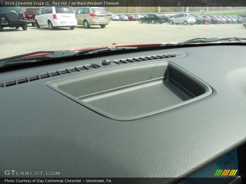 Red Hot / Jet Black/Medium Titanium 2014 Chevrolet Cruze LS