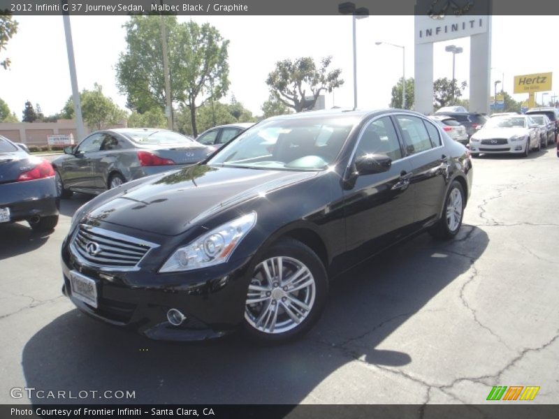 Malbec Black / Graphite 2012 Infiniti G 37 Journey Sedan