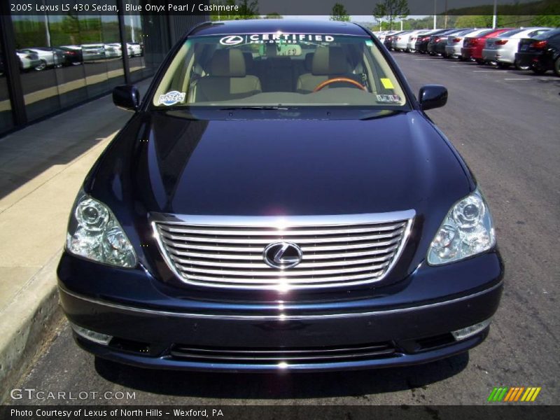 Blue Onyx Pearl / Cashmere 2005 Lexus LS 430 Sedan
