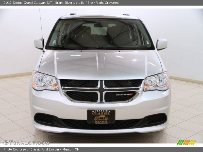 Bright Silver Metallic / Black/Light Graystone 2012 Dodge Grand Caravan SXT