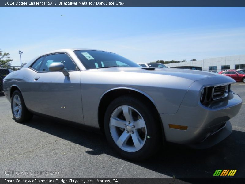 Billet Silver Metallic / Dark Slate Gray 2014 Dodge Challenger SXT