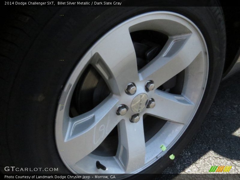 Billet Silver Metallic / Dark Slate Gray 2014 Dodge Challenger SXT