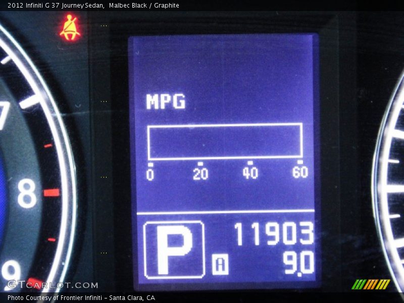 Malbec Black / Graphite 2012 Infiniti G 37 Journey Sedan