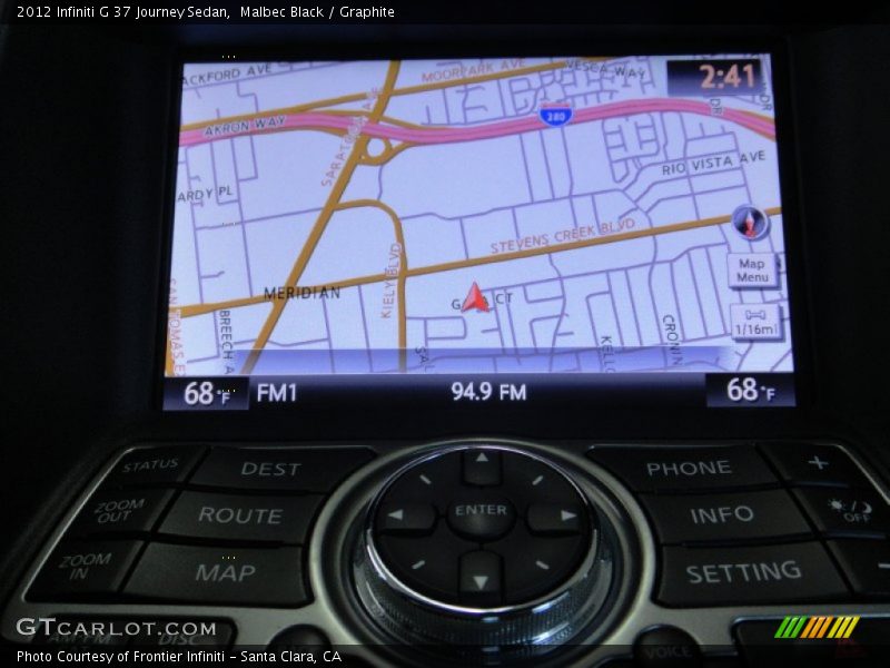 Malbec Black / Graphite 2012 Infiniti G 37 Journey Sedan