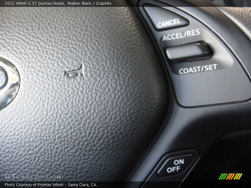 Malbec Black / Graphite 2012 Infiniti G 37 Journey Sedan