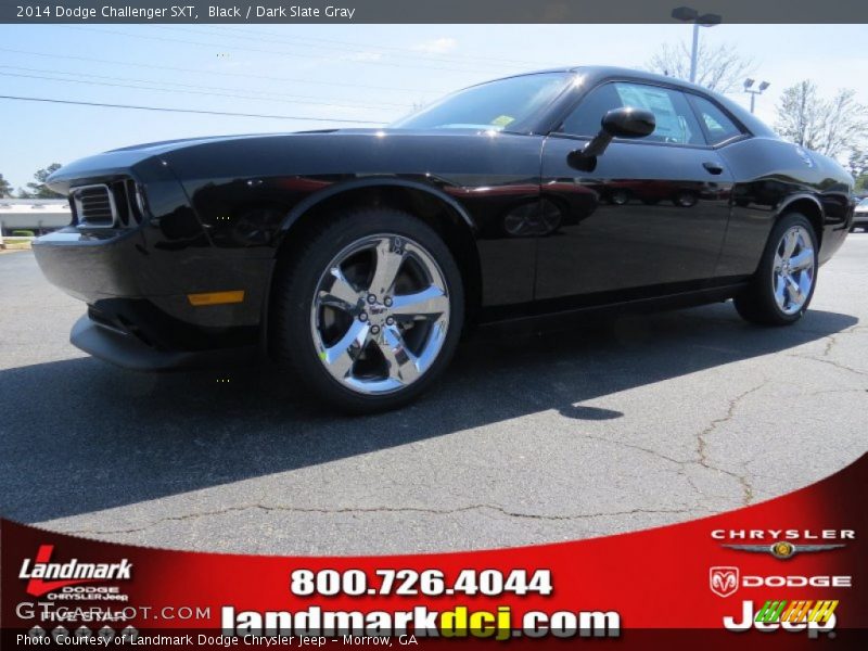 Black / Dark Slate Gray 2014 Dodge Challenger SXT